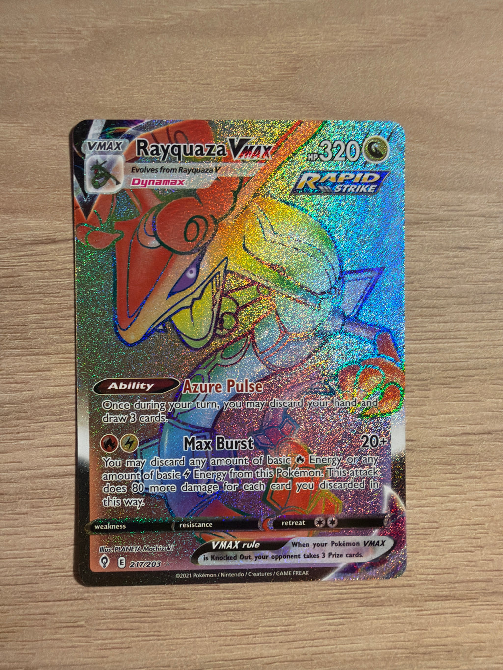 Rayquaza Vmax #217
