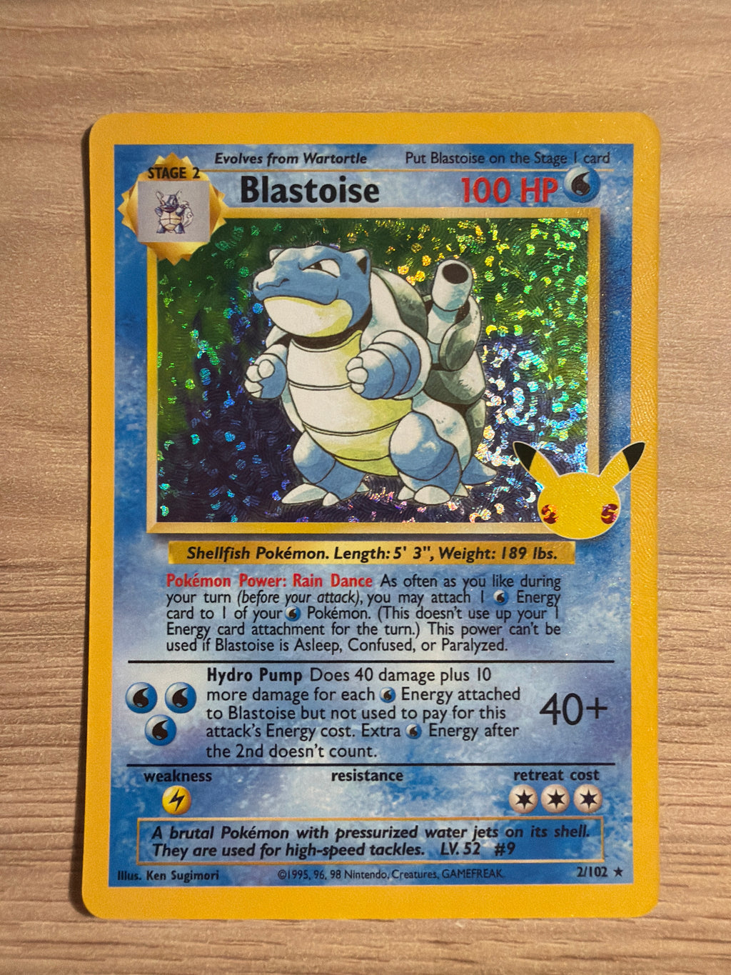 Blastoise celebration #2