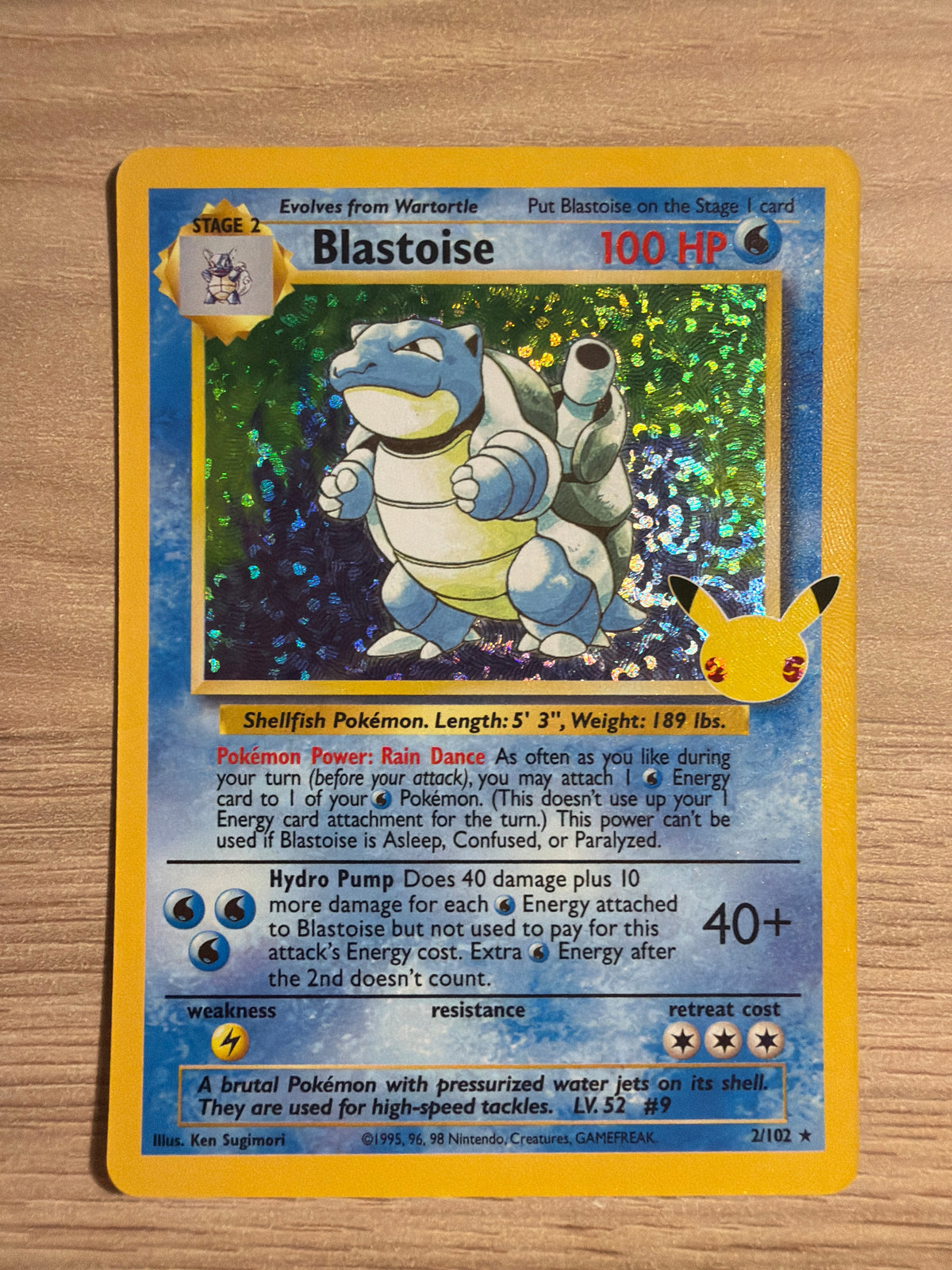 Blastoise celebration #2