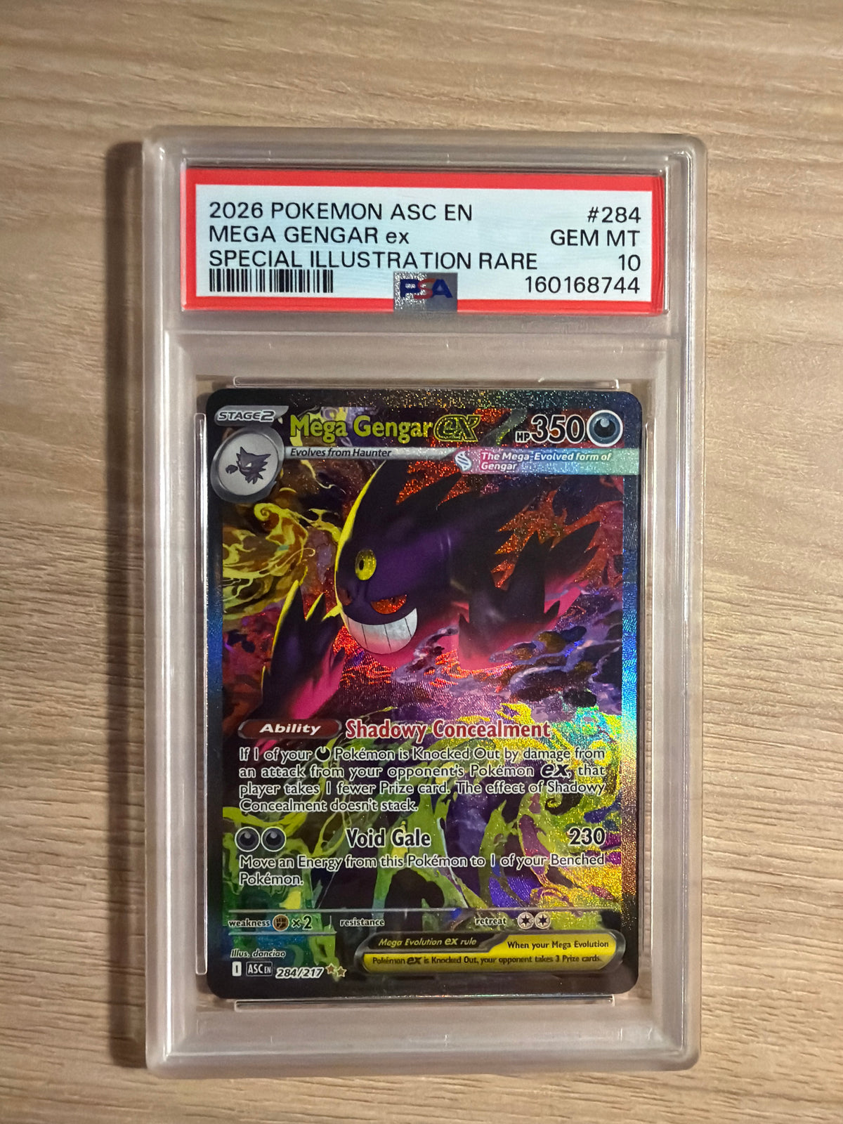 Mega Gengar ex #284 PSA 10