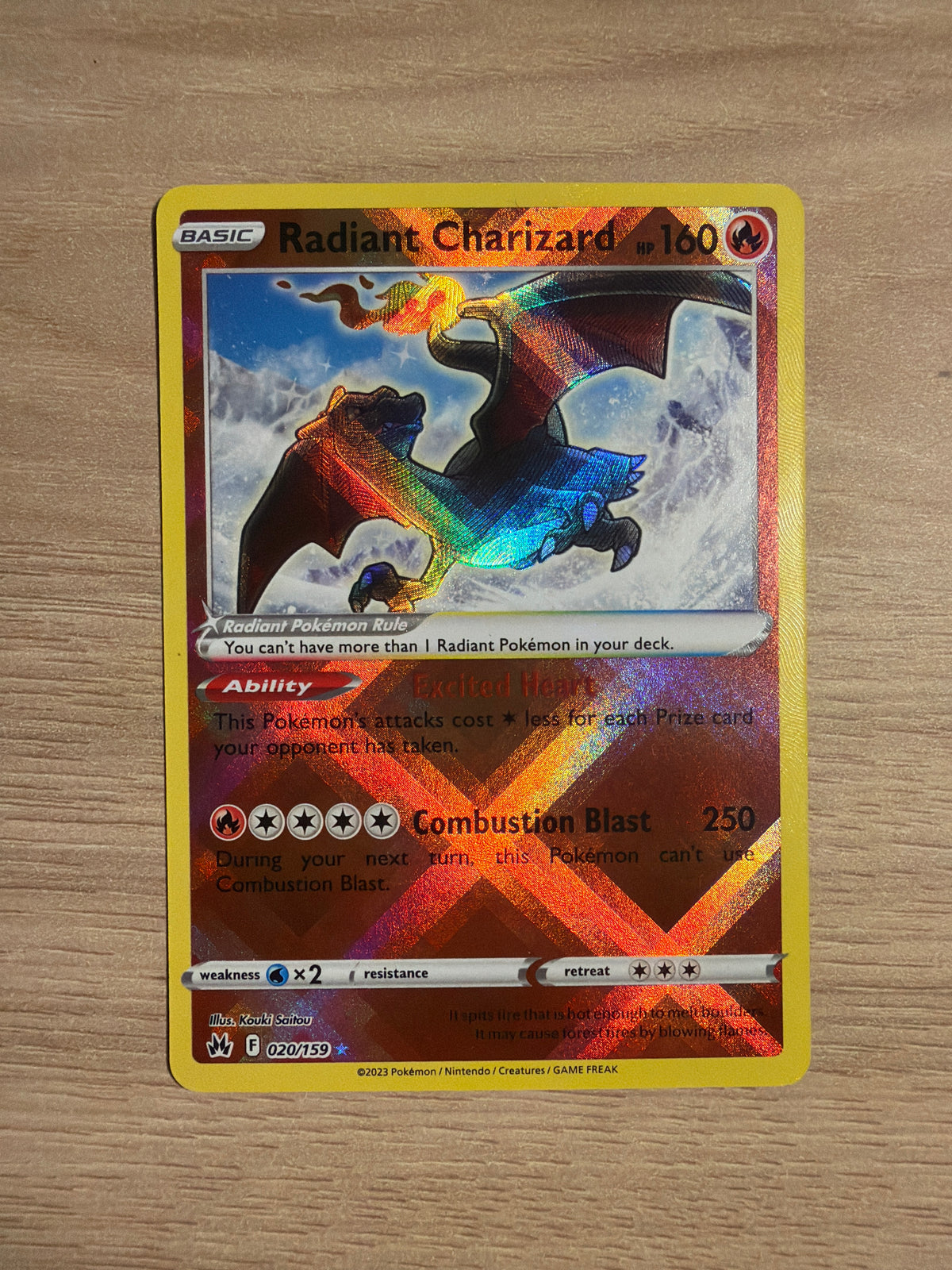 Radiant Charizard #020