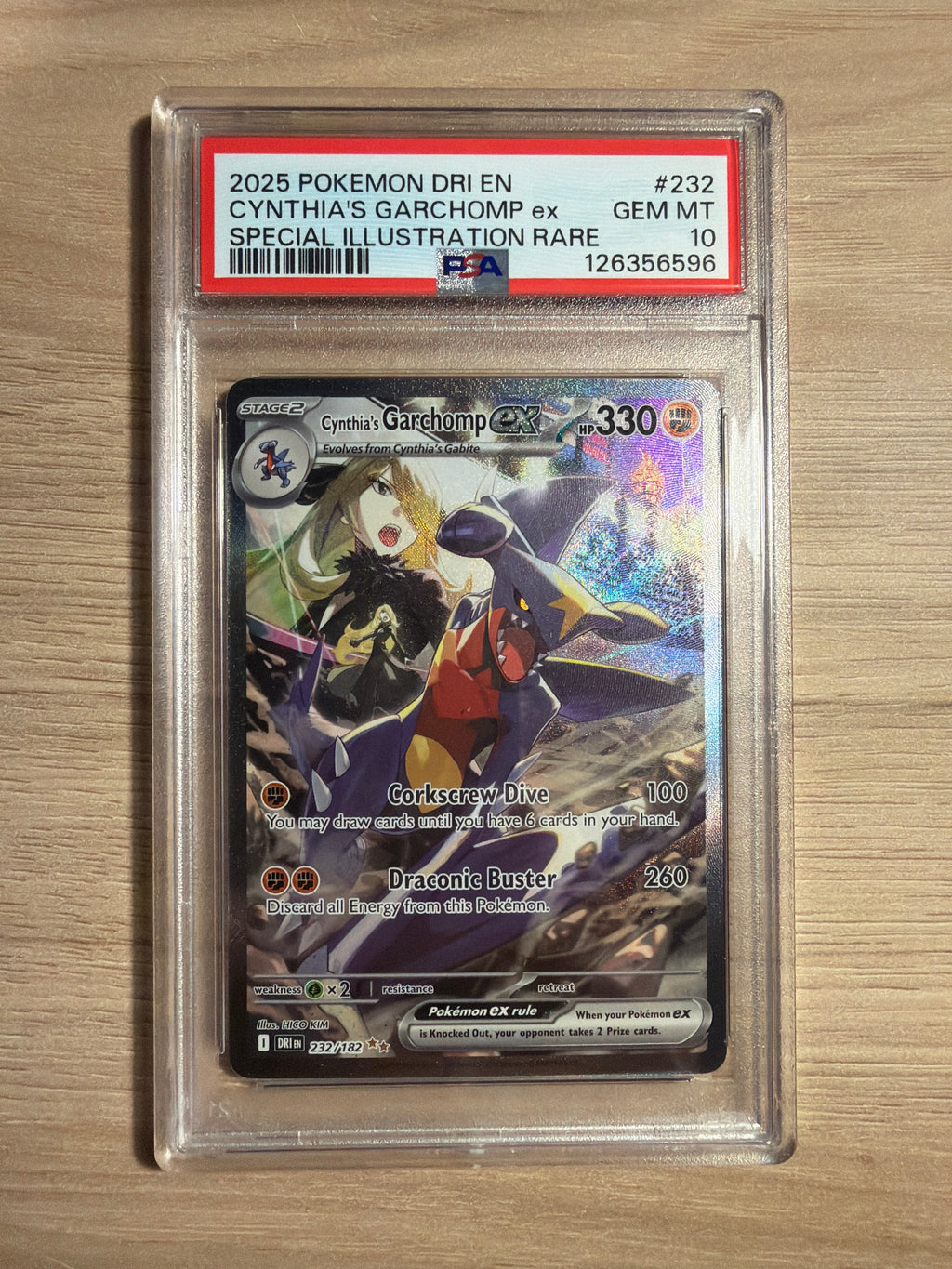 Cybthia's Garchomp ex PSA 10