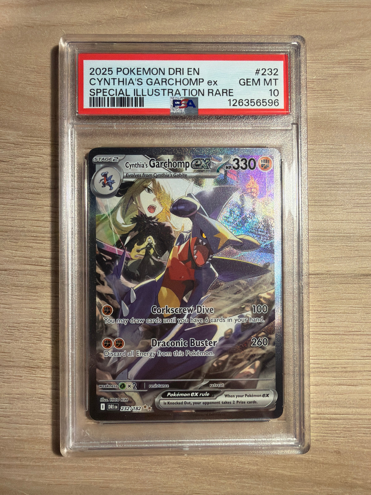 Cybthia's Garchomp ex PSA 10