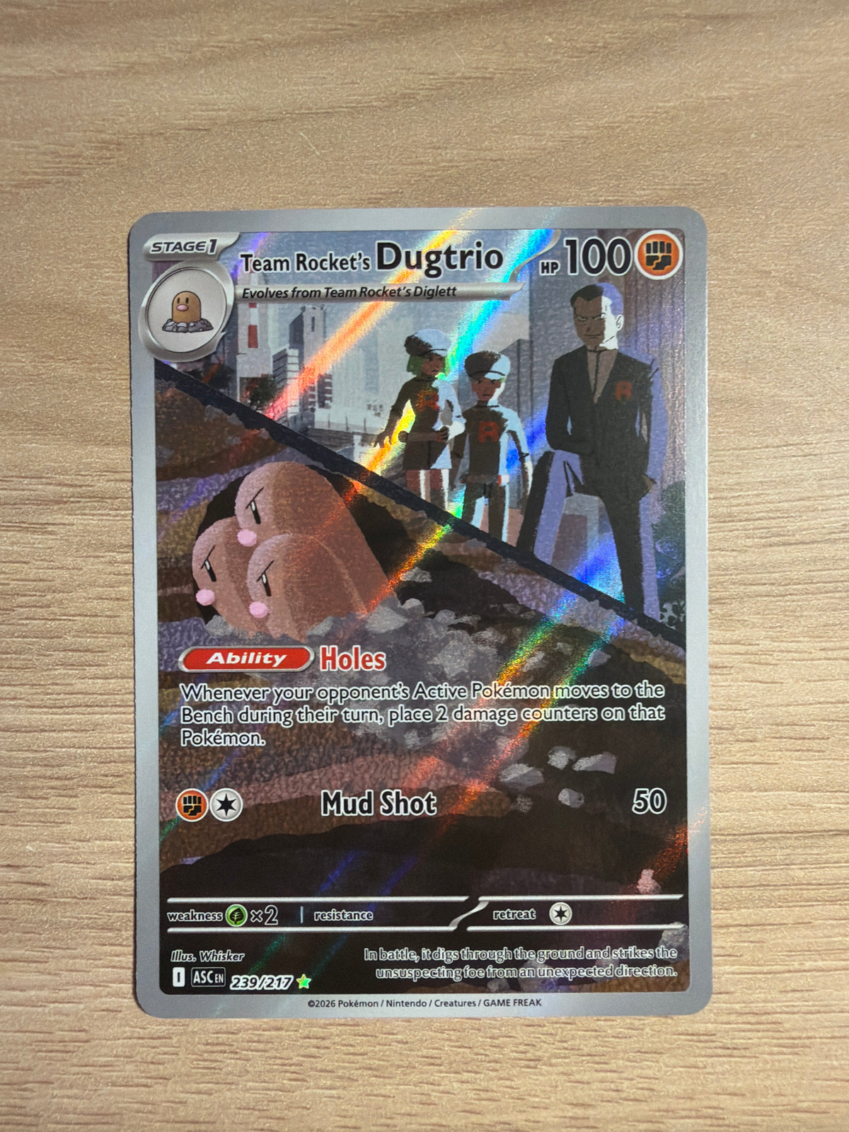 Team rockets Dugtrio #239
