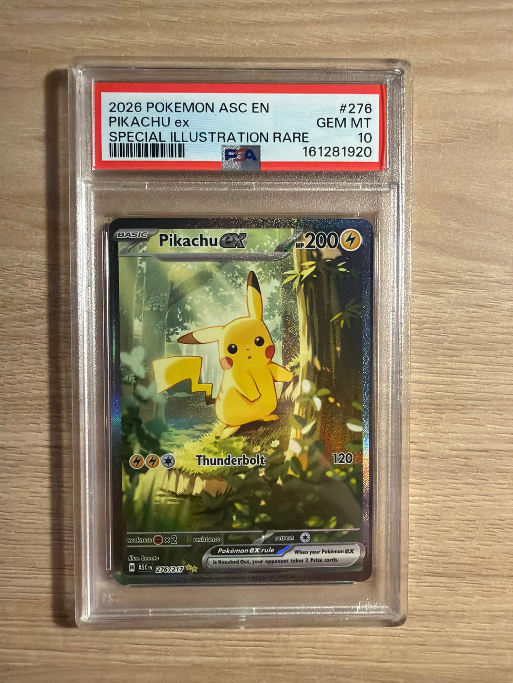 Pikachu ex #276 PSA 10