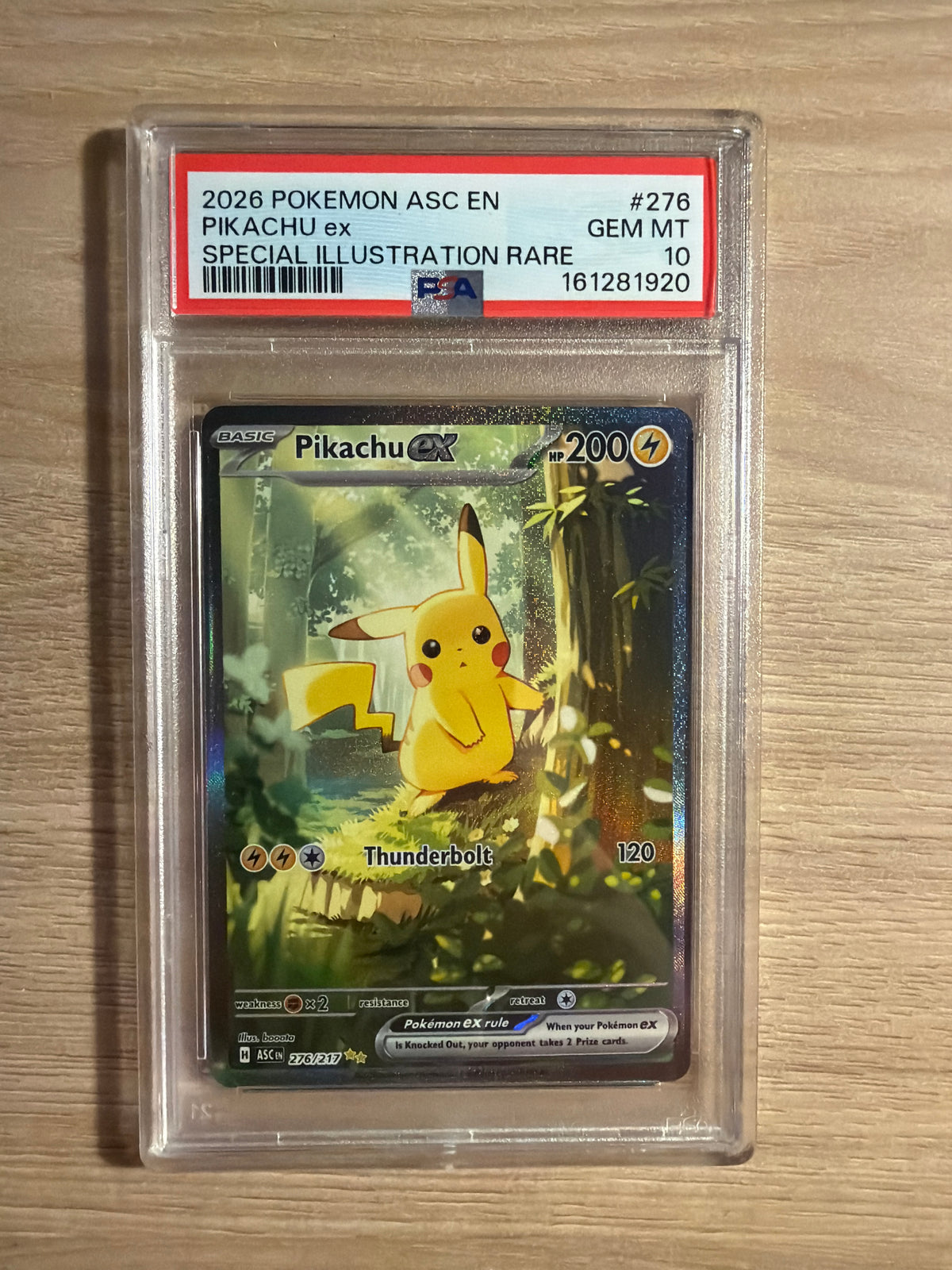 Pikachu ex #276 PSA 10