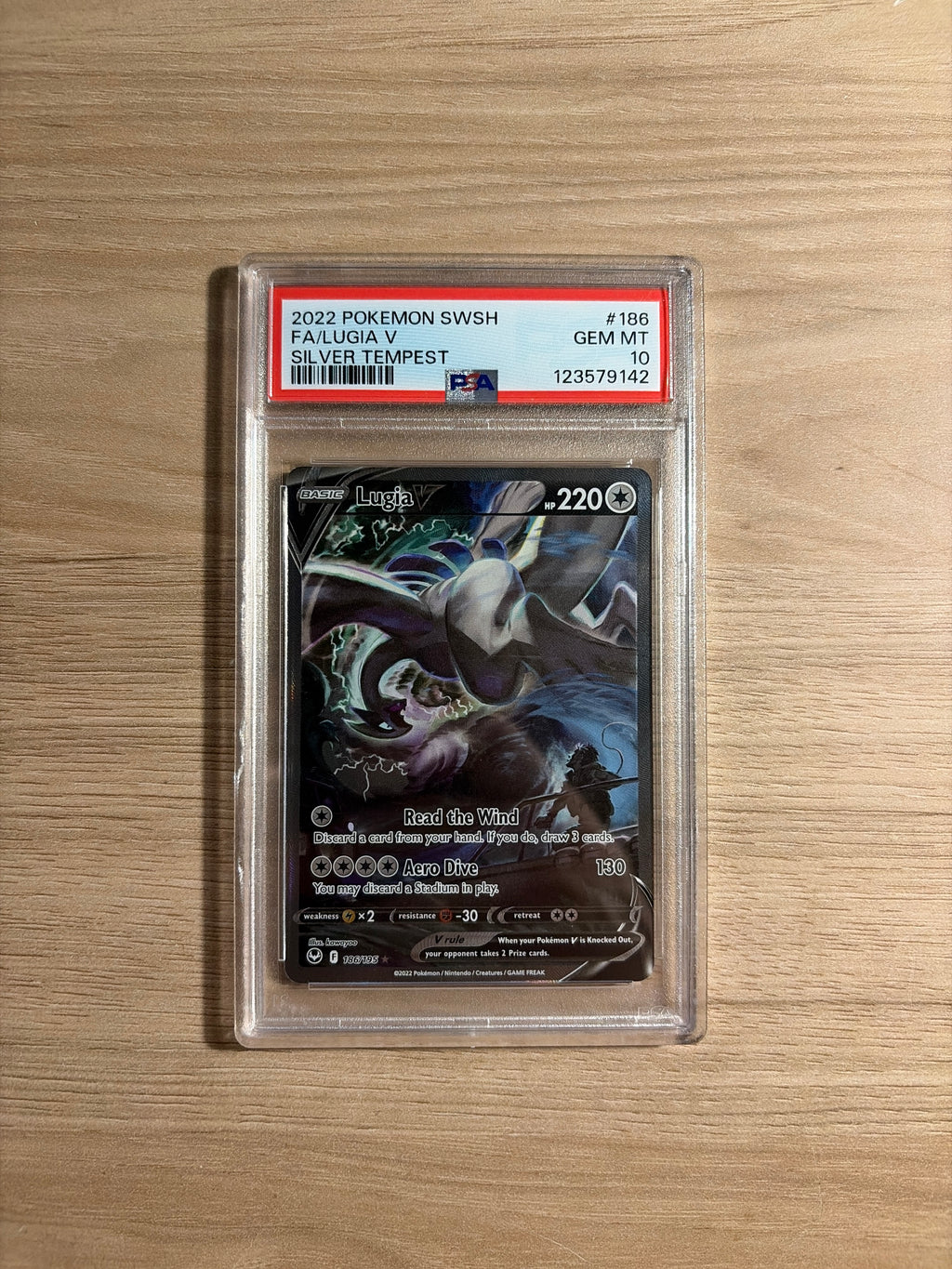 Lugia V #186 PSA 10