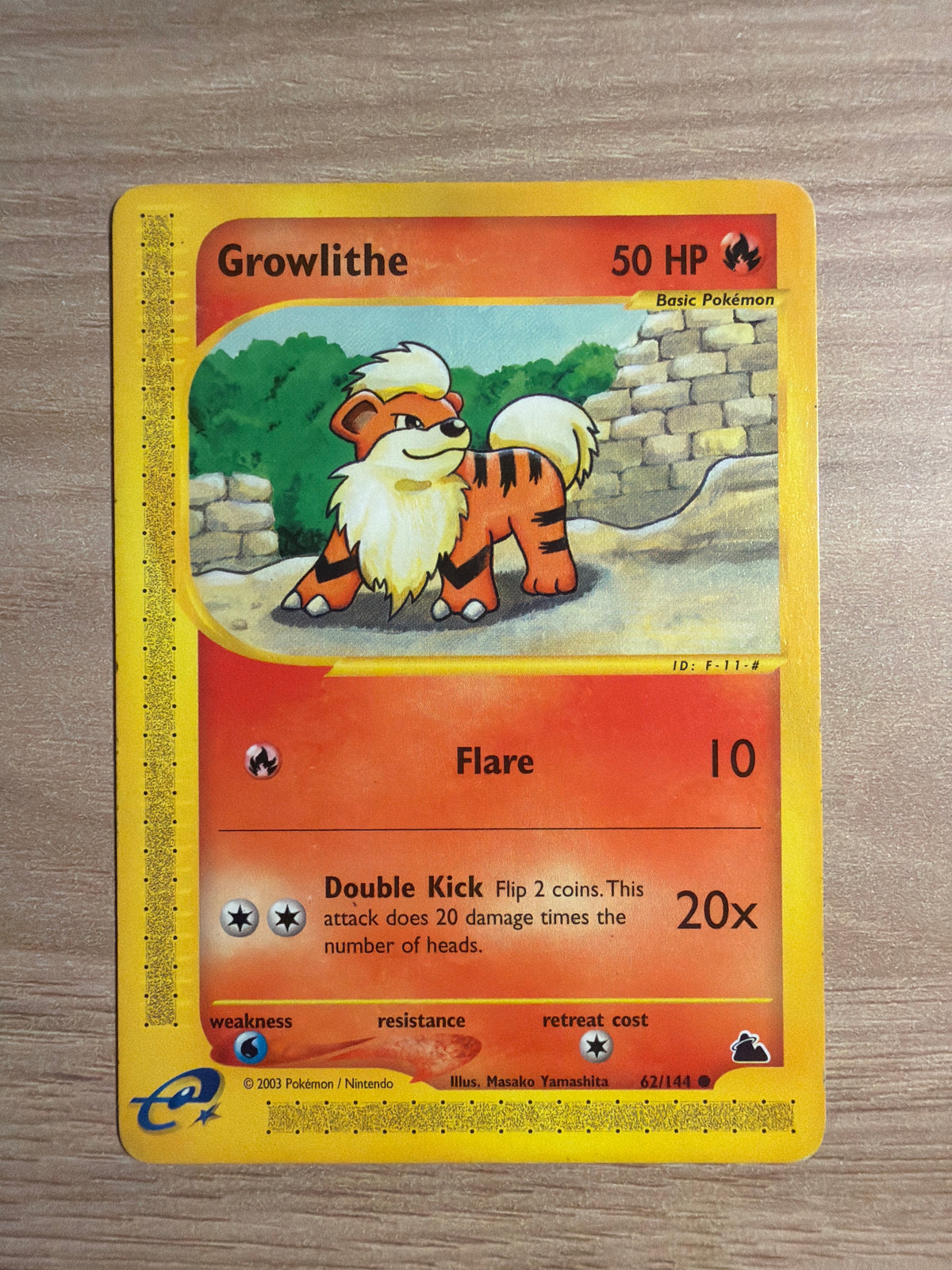 Growlithe common #62