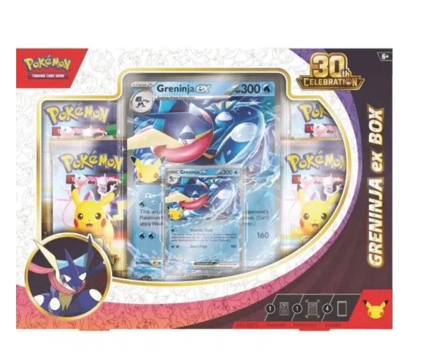 Greninja 30th anniversary box