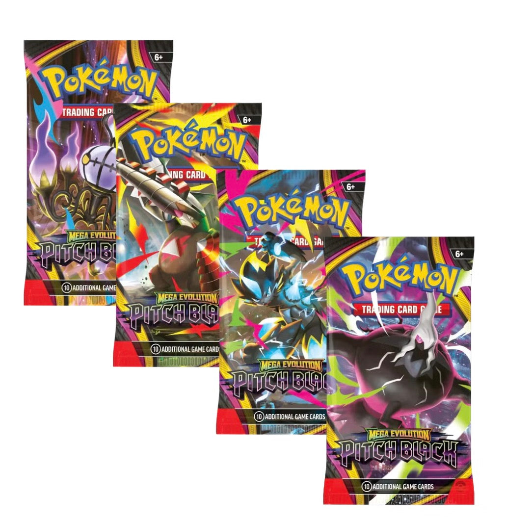 ME04 Pitch black booster pakke