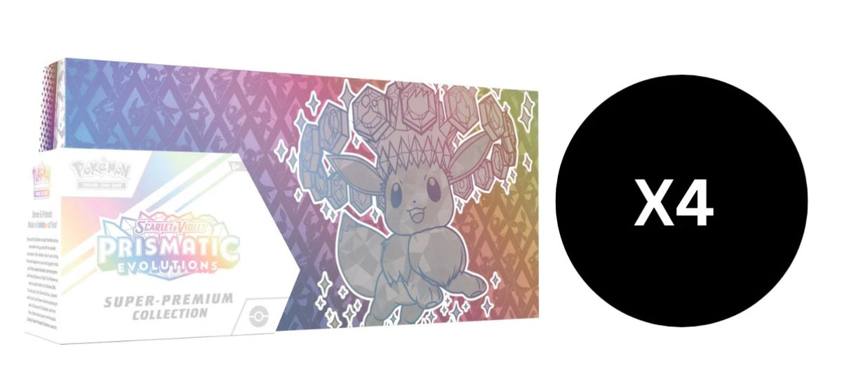 Prismatic evolution super premium collection sealed case
