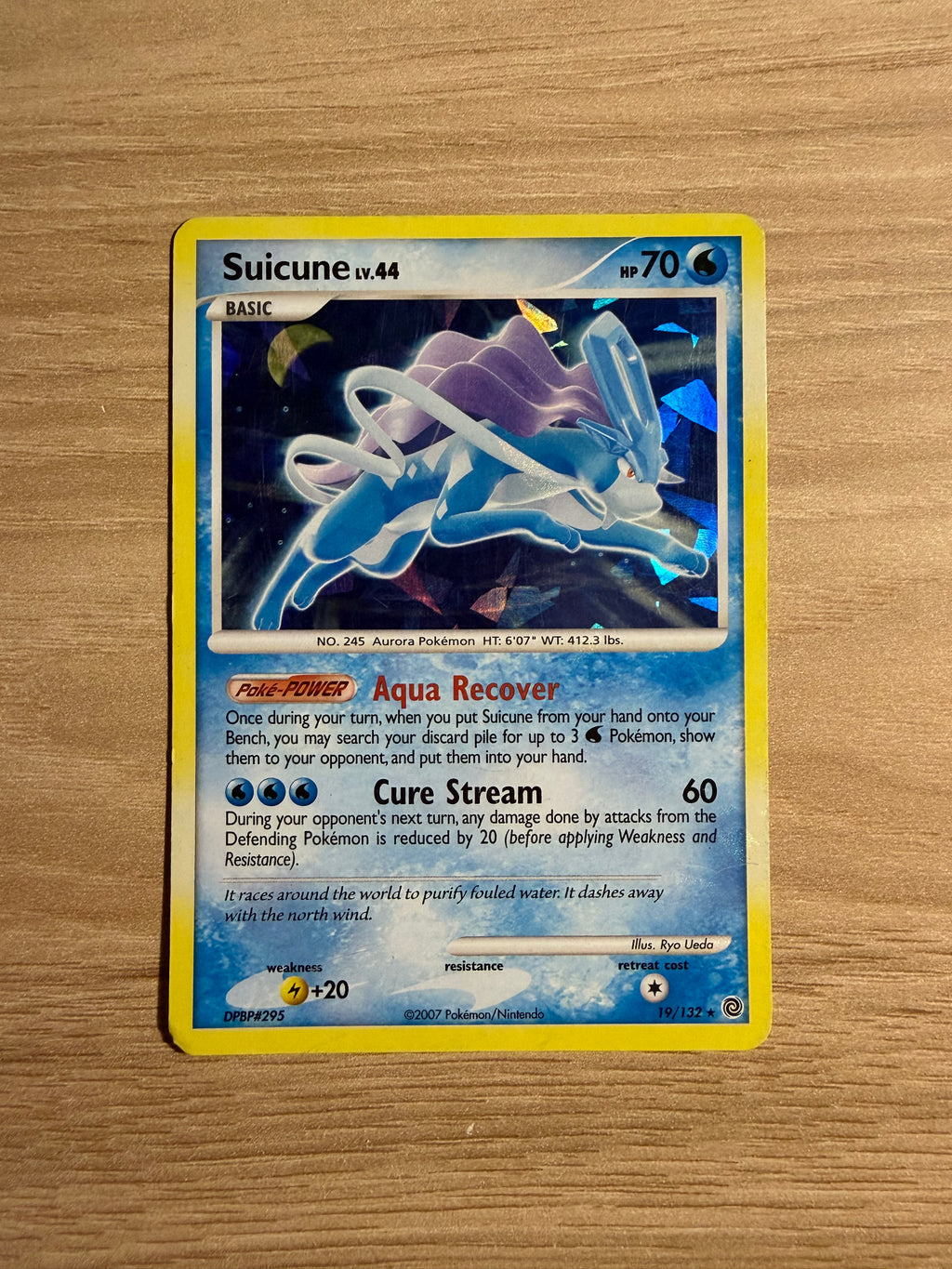 Suicune holo #19