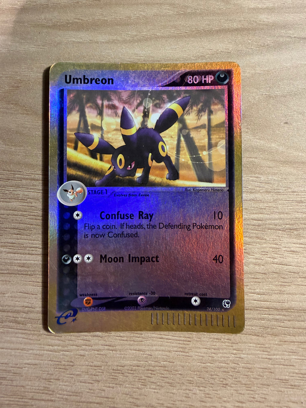 Umbreon reverse holo-foil #24